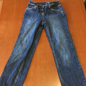 Hanna Andersson full length adjustable jeans 130 G